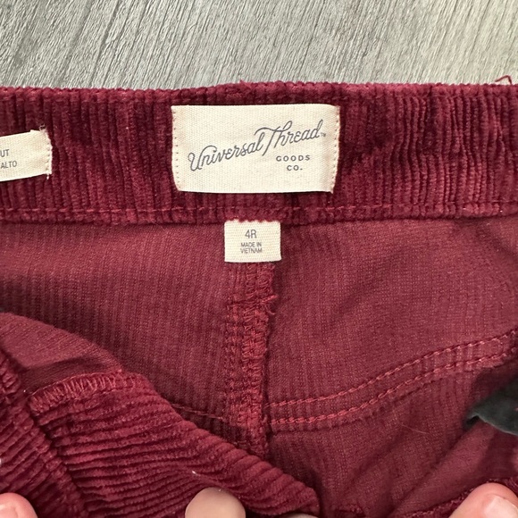 🌻 Universal Thread Wine Red Corduroy Pants 🌻 - Picture 2 of 4